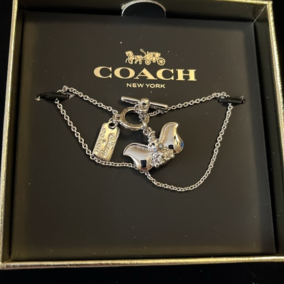 Coach X Disney Dumbo Stud Earrings And Toggle Bracelet - Picture 11 of 14